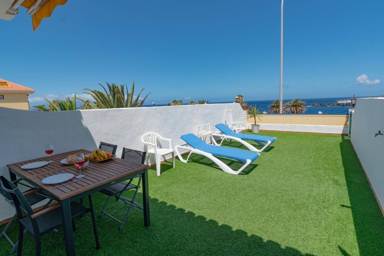 Appartement El Varadero Grande terrasse ensoleillée face à la mer à Puerto de Santiago  Extérieur photo